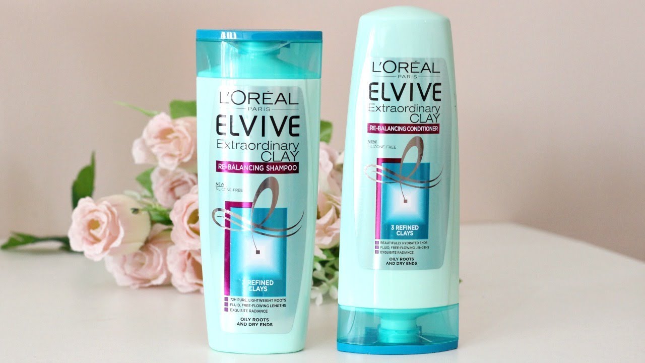 L'Oréal Elvive Extraordinary Clay Shampoo & Review YouTube