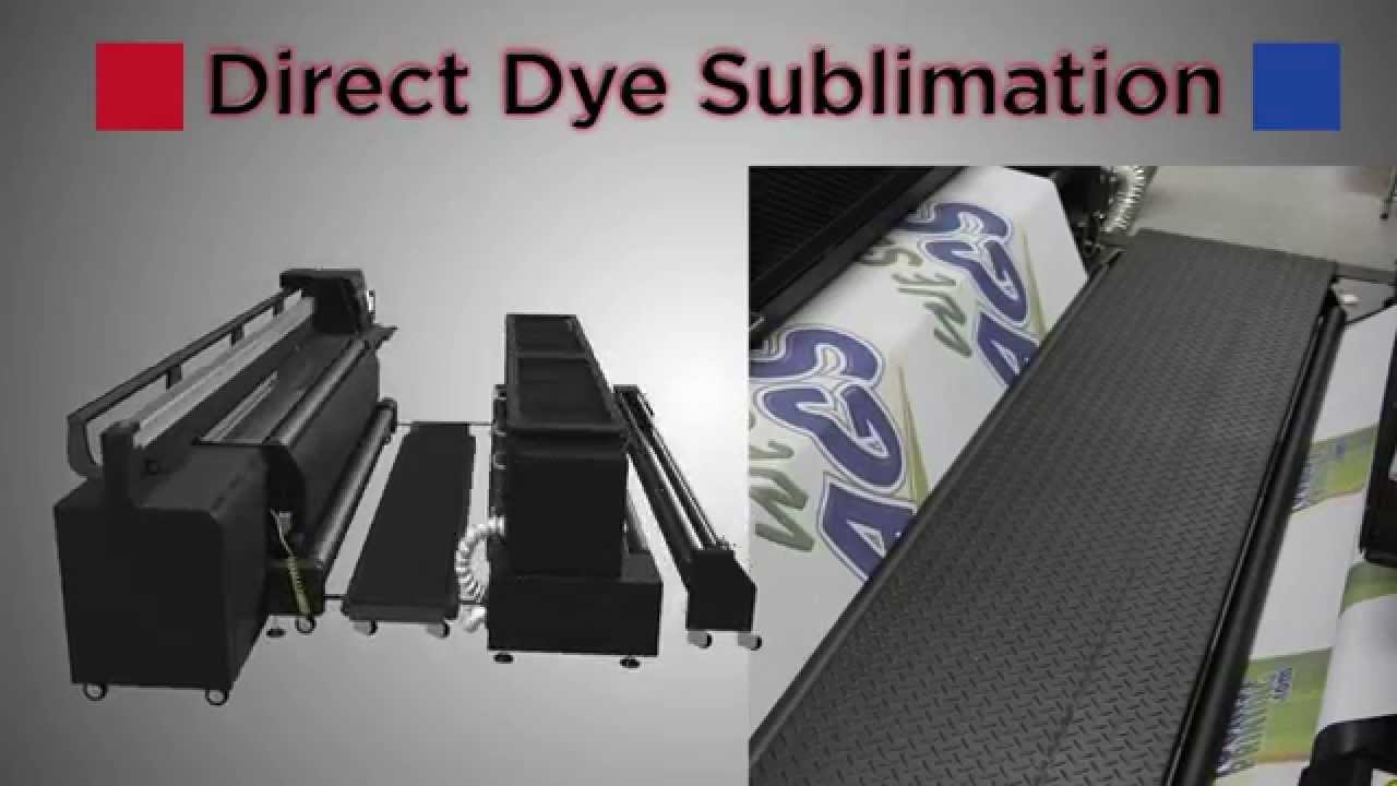 Overview of Large Format Direct Dye Sublimation Printing 