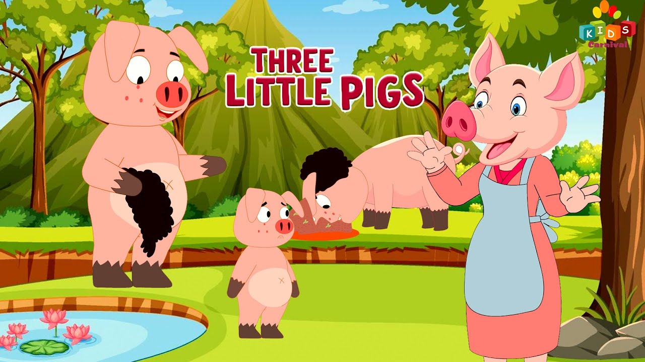 Three Little Pigs I Nursery Rhymes And Kids Songs For Kids I Kids ...