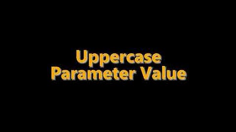 WSP Revit Addin - Uppercase Parameter Value