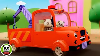 Wheels On The Tow Truck, Baby Songs and Vehicle Cartoon by Baby Bao Panda