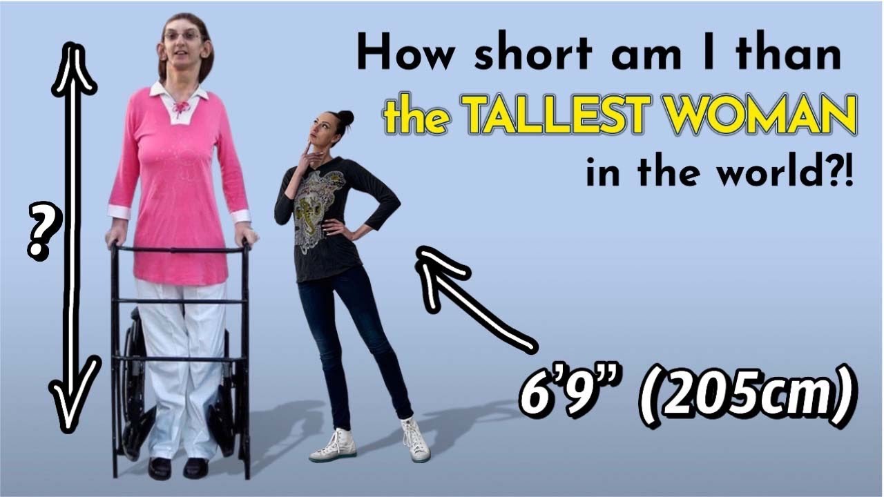 I met TALLEST WOMAN in the WORLD! Rumeysa Gelgi - YouTube