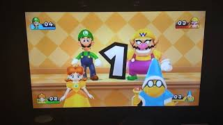 Mario Party 9 - Boos Horror Castle Stage - Solo Mode Luigi Vs Wario Vs Daisy Vs Magikoopa