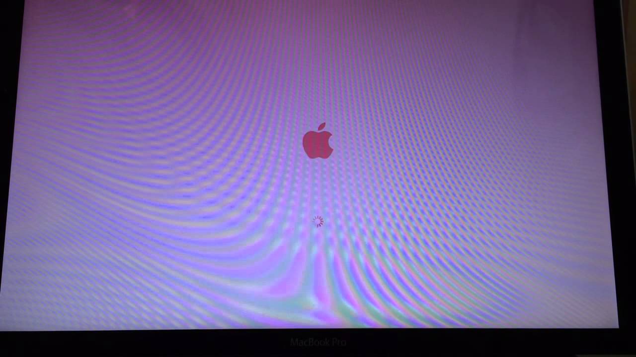 Blue Screen On Macbook Pro - YouTube