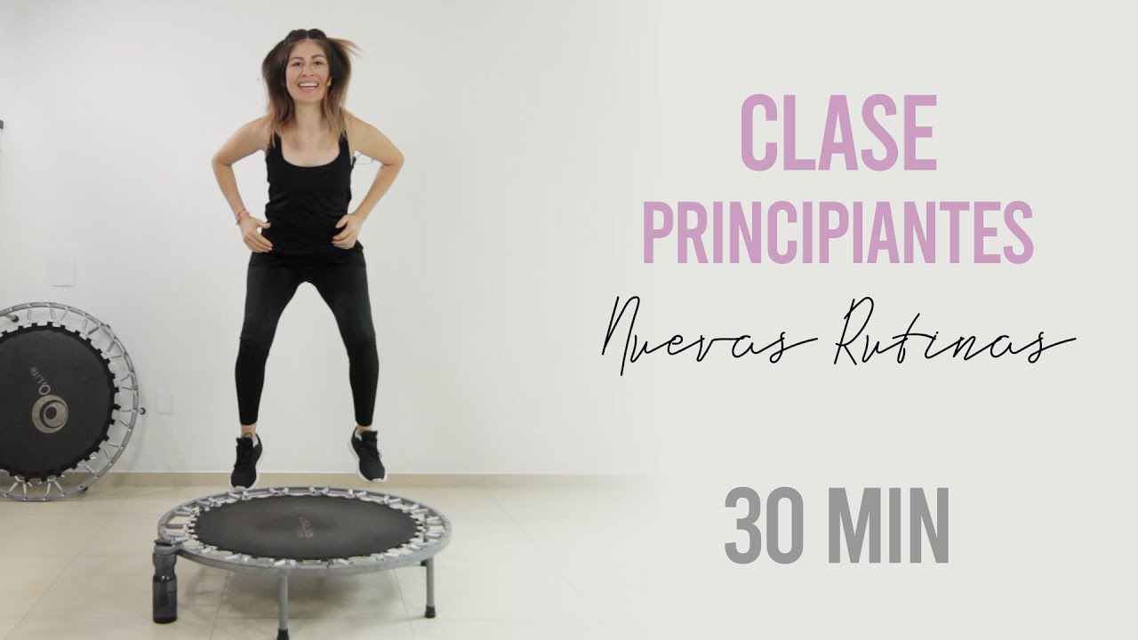 Indtil krans Træde tilbage Clase para principiantes de Jumping Fitness o mini trampolín - Nuevas  rutinas Clase 2 - YouTube