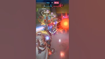 Enemy Team is Mad Cause Zarya Won’t Let Them Out of Spawn 😂 #overwatch2 #stadium #gaming #highlight