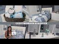 GUEST BEDROOM MAKEOVER| DECORATE WITH ME 2021| BEACH THEME