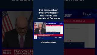 Fed minutes show divide over October rate cut and cast doubt about December