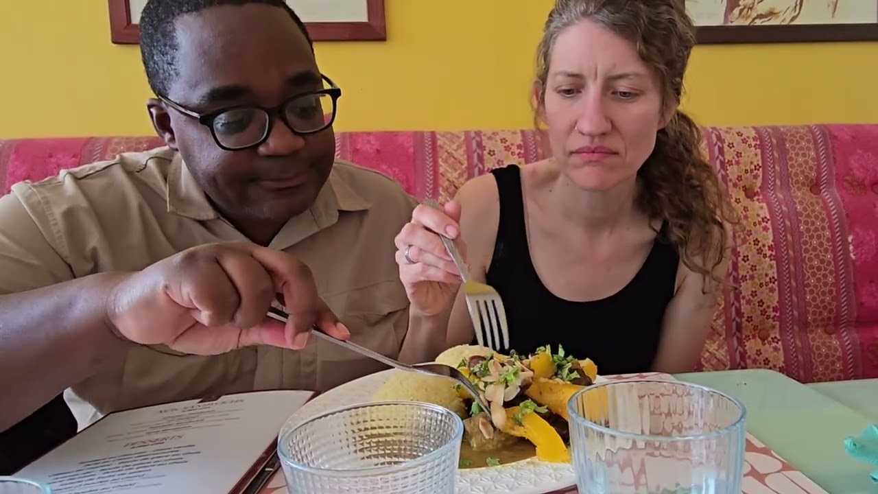 Trying Couscous in Cotonou, Benin 🇧🇯 | Maison Rouge Hotel Restaurant Review