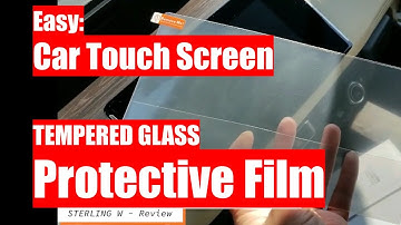 Easy: Car Touch Screen Tempered Glass Protective Film Install