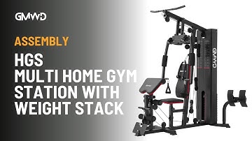 GMWD Multi Home Gym Station with Weight Stack HGS | Assembly Guide