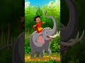 Enugu Enugu Nallana 🐘 Telugu Rhymes for Kids | Famous Telugu Kids Song | Kids Shorts#shorts #kids