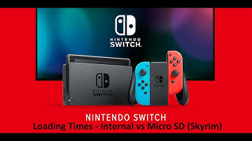 Nintendo Switch Loading Times - Internal Storage vs Micro SD (Skyrim)