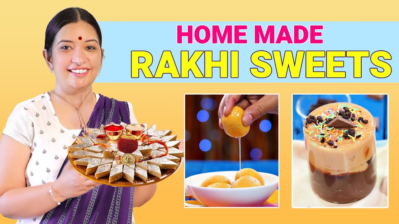 4 Raksha Bandhan Special Dessert & Sweets Recipe | CookWithNisha | Cook With Nisha