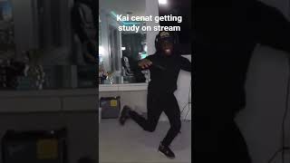 Kai cenat getting study on stream #shorts