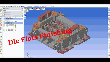Die Flats Finishing #programming #worknc #engineer #mold #cadcam #software #cncmachine #gcode