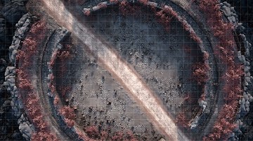 D&D | The Falling Crown Part 2 Grid | Animated Battle Maps