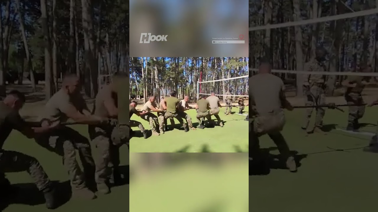 Indo-French Joint Military Exercise SHAKTI-VIII: Troops Bond Over Tug of War in France