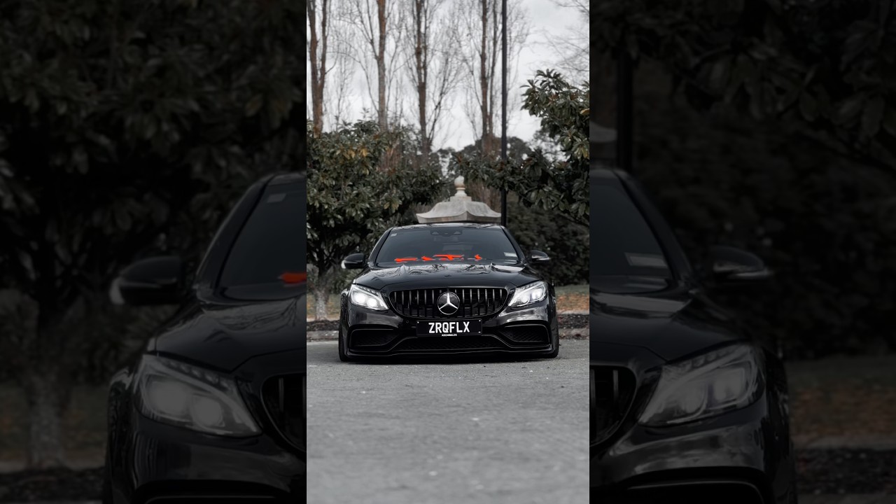 What a swing! Mercedes C63s AMG π€ #jdm #drift #turbo #stitch