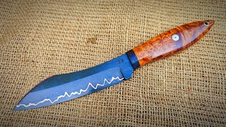 Making a Nessmuk Knife out of Rusted Drill