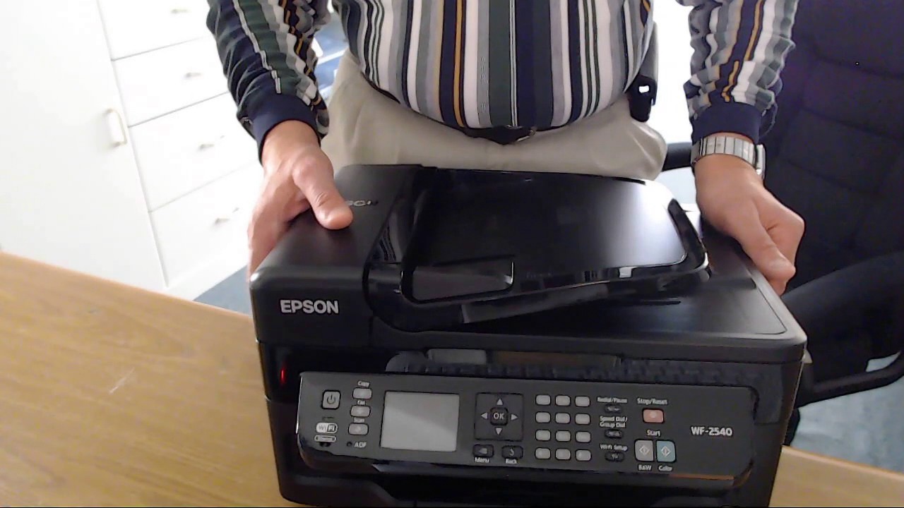 Epson WF-2540 All In One Printer Demo Video - YouTube