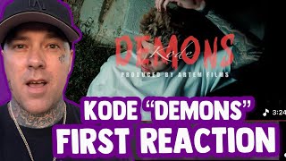 Rapper FIRST TIME REACTION to KODE “Demons” (Official Music Video)