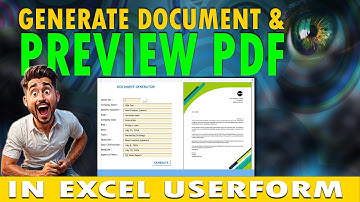 Generate PDF and Preview in Excel Userform