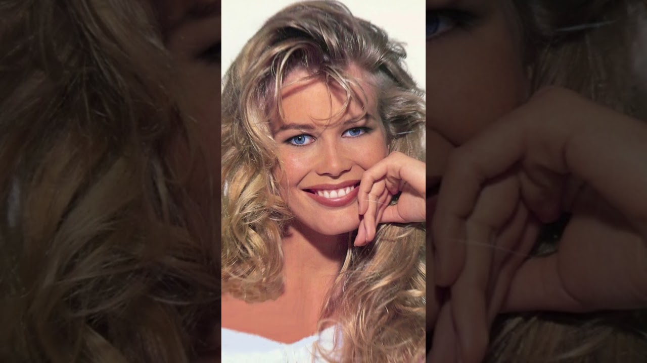 CLAUDIA SCHIFFER EVOLUTION BEFORE/AFTER #claudiaschiffer #topmodel #90s #shorts #viral #ytshorts