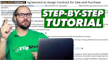 How To Fill Out An Assignment Contract For Wholesaling Real Estate