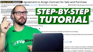 How To Fill Out An Assignment Contract For Wholesaling Real Estate