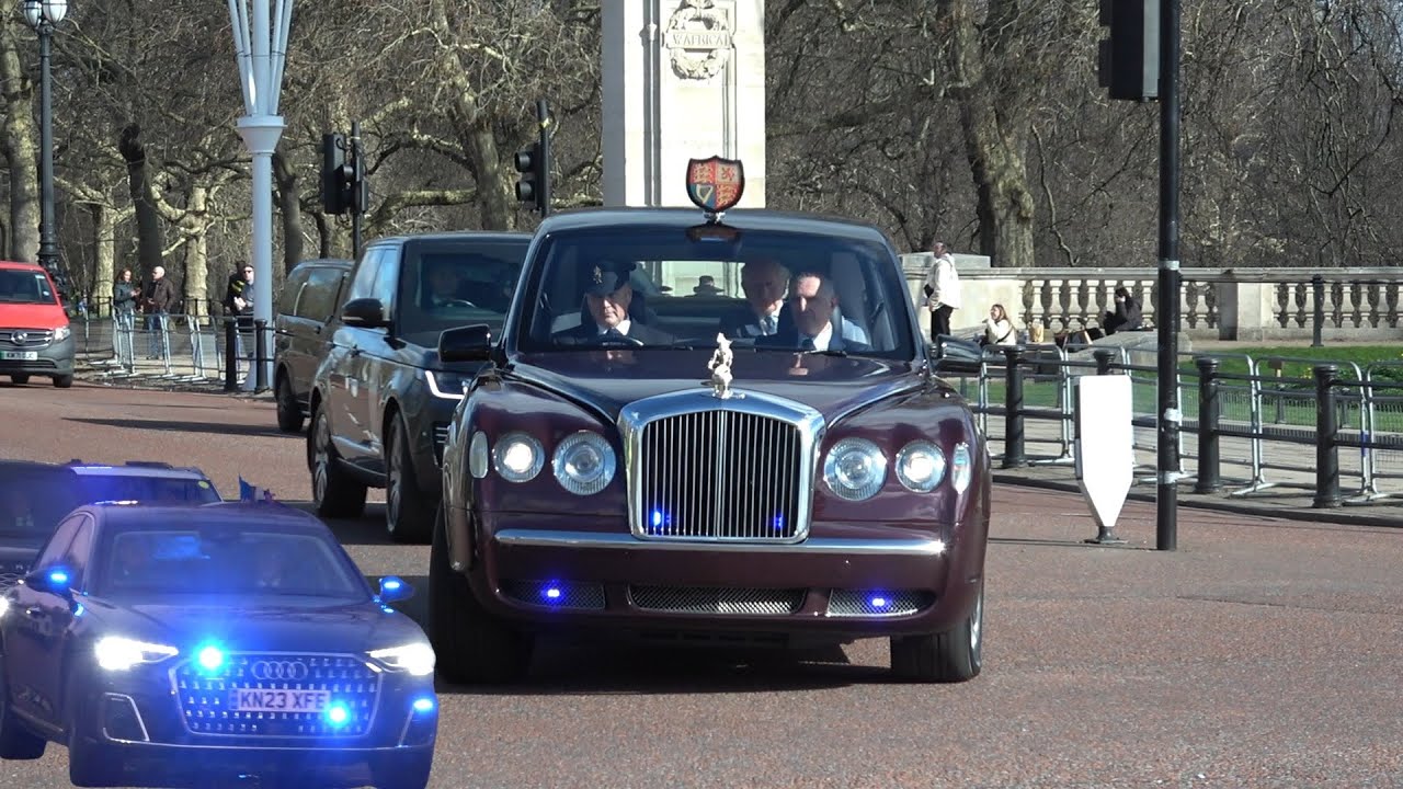 King Charles meets with Prime Minister Starmer for weekly audience.