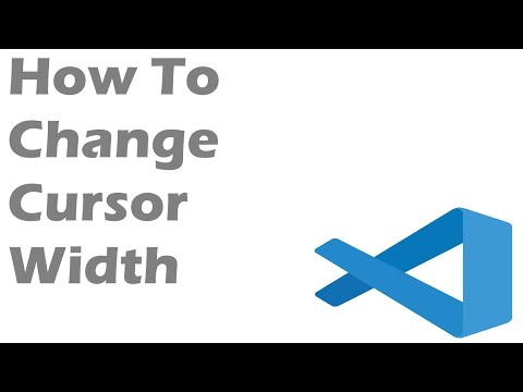 How To Change Cursor Width In Visual Studio Code