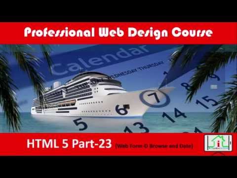 HTML 5 Bangla | Form Element (Part- D: Browse File and Date) Part- 23
