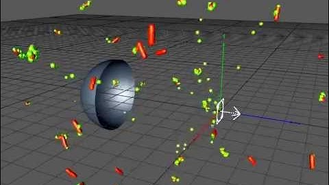 Animation Thinking Particles Sticky Groups 2014
