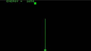 Shooter (Commodore PET). Score (Energy left): 1 640.