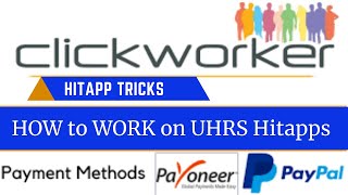 Make Over 100$ a Week On Clickworker UHRS HITAPPS 2021. UHRS Tricks Works WORLDWIDE. UHRS TRAINING.