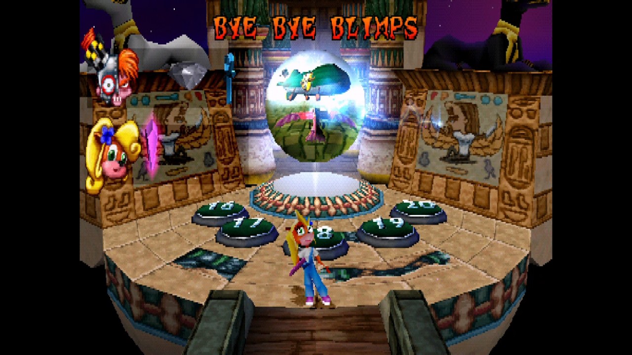 CRASH BANDICOOT WARPED 3 -  FASE 17 BYE BYE BLIMPS MUNDO 4 (PLAYSTATION)