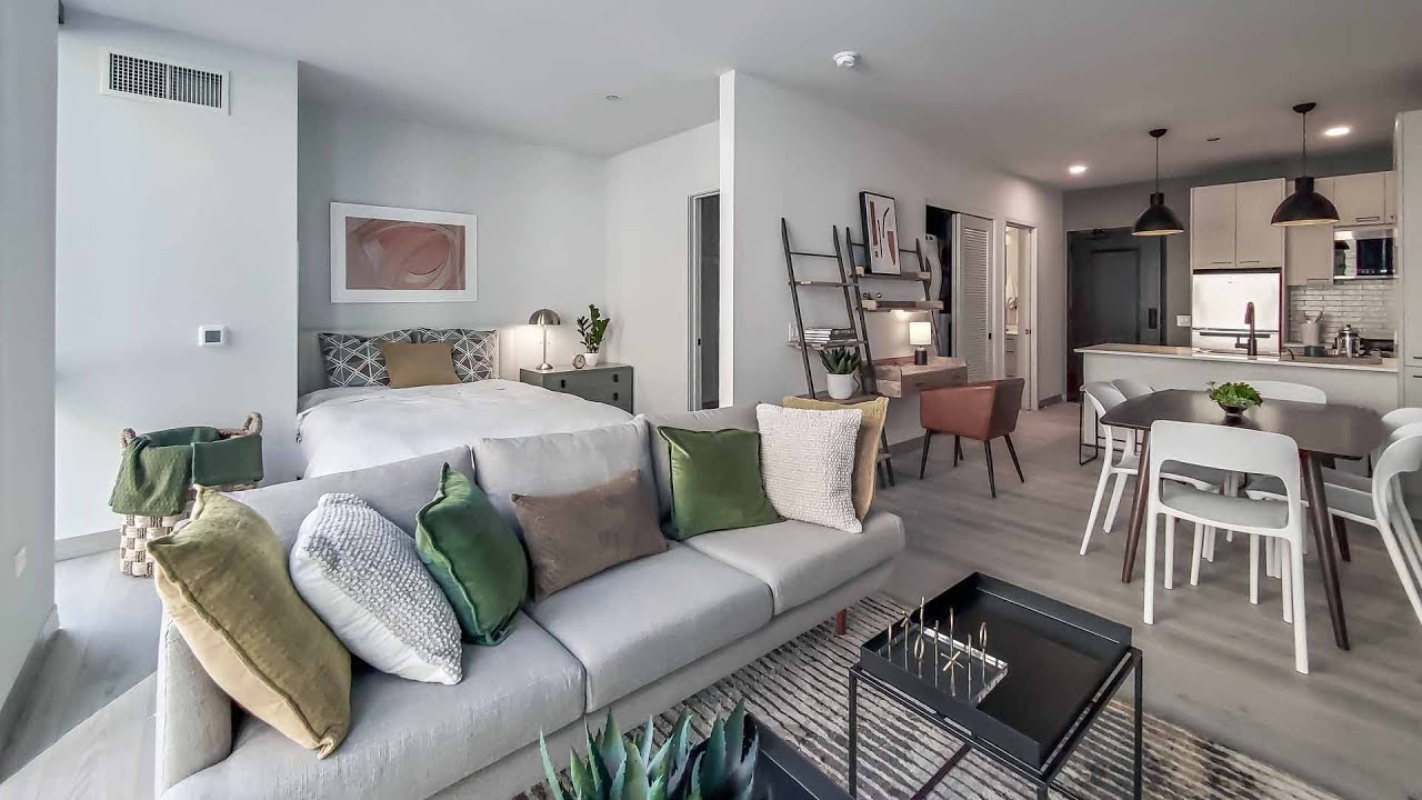 A Bucktown studio model S5 at the new Triangle Square Apartments YouTube