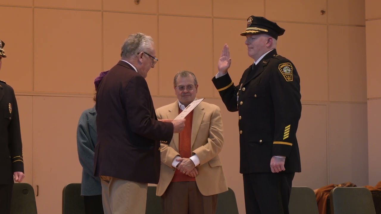 Deputy Chief Terrence Blake swearing-in