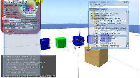 Color change hud Second Life Tinter Build Tool