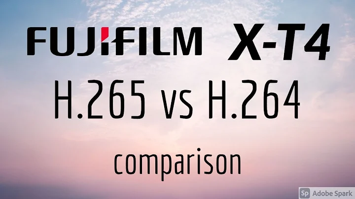 Fujifilm X-T4, H.264 vs H.265 Comparison Test