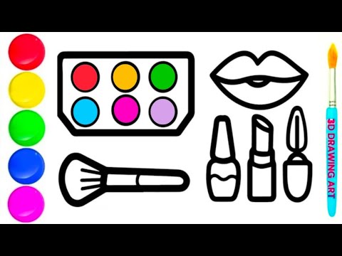 Makeup kit linear icon. Thin line illustration. Eyeshadows. Contour symbol.  Vector isolated outline drawing. 26286267 Vector Art at Vecteezy