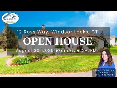 12 Ross Way, Windsor Locks, CT home video tour