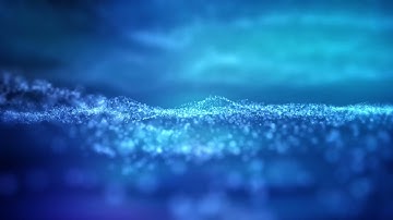 Blue Particle Wave Looped Background Royalty Free - No copyright - 4K Stock Video