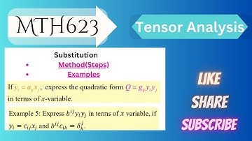 5(Part 3).Substitutions in Tensor Examples #tensorflow #tensor #mth623 #shortlectures #vu #midterm