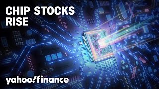 Chip stocks climb as markets look to rebound