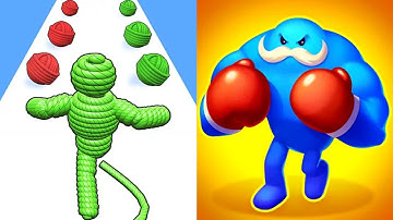 Punchy Race VS Rope Man Run Max All Levels Gameplay Android,iOS NEW UPDATE