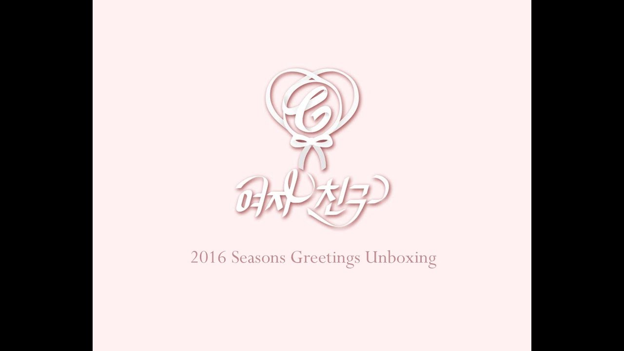 GFRIEND 2016 Seasons Greetings Unboxing - YouTube