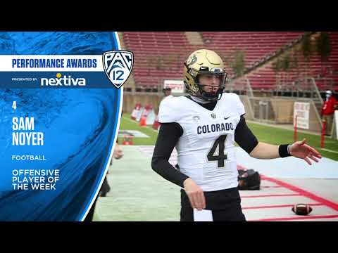 Colorado quarterback Sam Noyer claims Pac-12 Offensive Player of the Week honors
