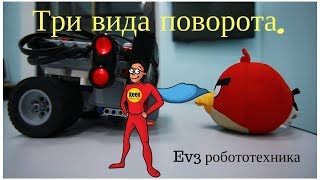 Ev3 робототехника 2- три вида поворота Ev3 робототехника 2- три вида поворота